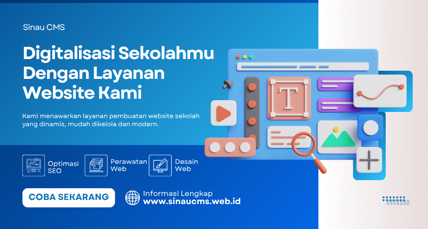 Fitur Lengkap SINAU CMS