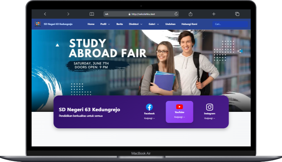 Website Sekolah Sinau CMS